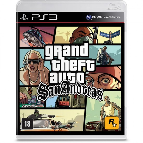 Grand Theft Auto: San Andreas PS3 - Jogo Digital