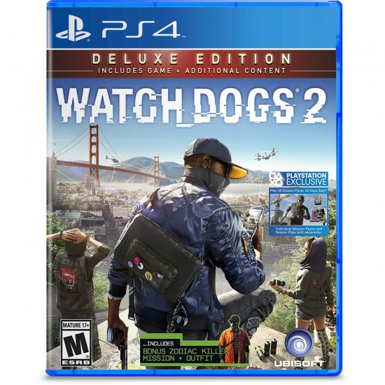 Watch Dogs 2 - Deluxe Edition PREMIUM | PS4 - Jogo Digital