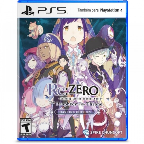 Re:ZERO -Starting Life in Another World- The Prophecy of the Throne LOW COST | PS4 & PS5 - Jogo Digital