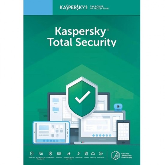 Kaspersky Total Security 2021 (1 ano/ 1 dispositivo) - Jogo Digital