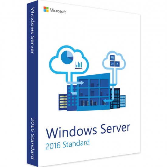 Microsoft Windows Server Standard 2016 - Jogo Digital