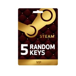 5 Keys VIP Aleatórias Steam