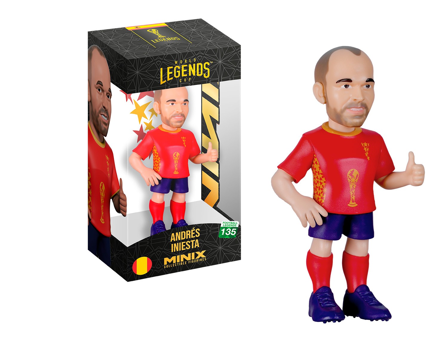 Figura Minix Football Legends World Cup: Spain - Iniesta 135
