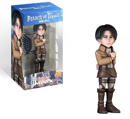 Minix - Anime 117 - Figura PVC 12 cm - Attaque des Titans - Levi Ackerman